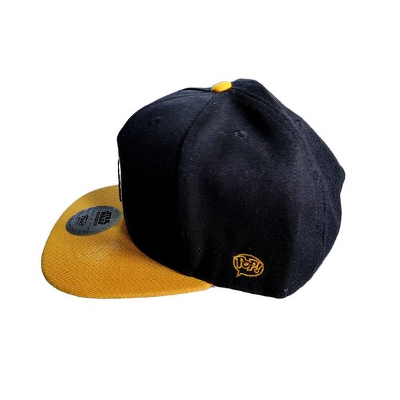 Star Wars/Funko Pop Other - Funko Pop C3PO Star Wars Programmed for Etiquette Snapback Hat Black Yellow NEW